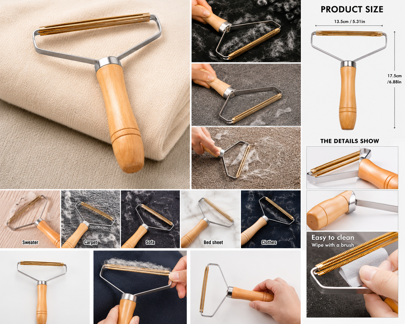 Pet Hair Remover Brush
