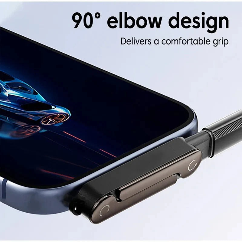 2-in-1 Stand Cable – Fast Charging + Hands-Free Phone Holder