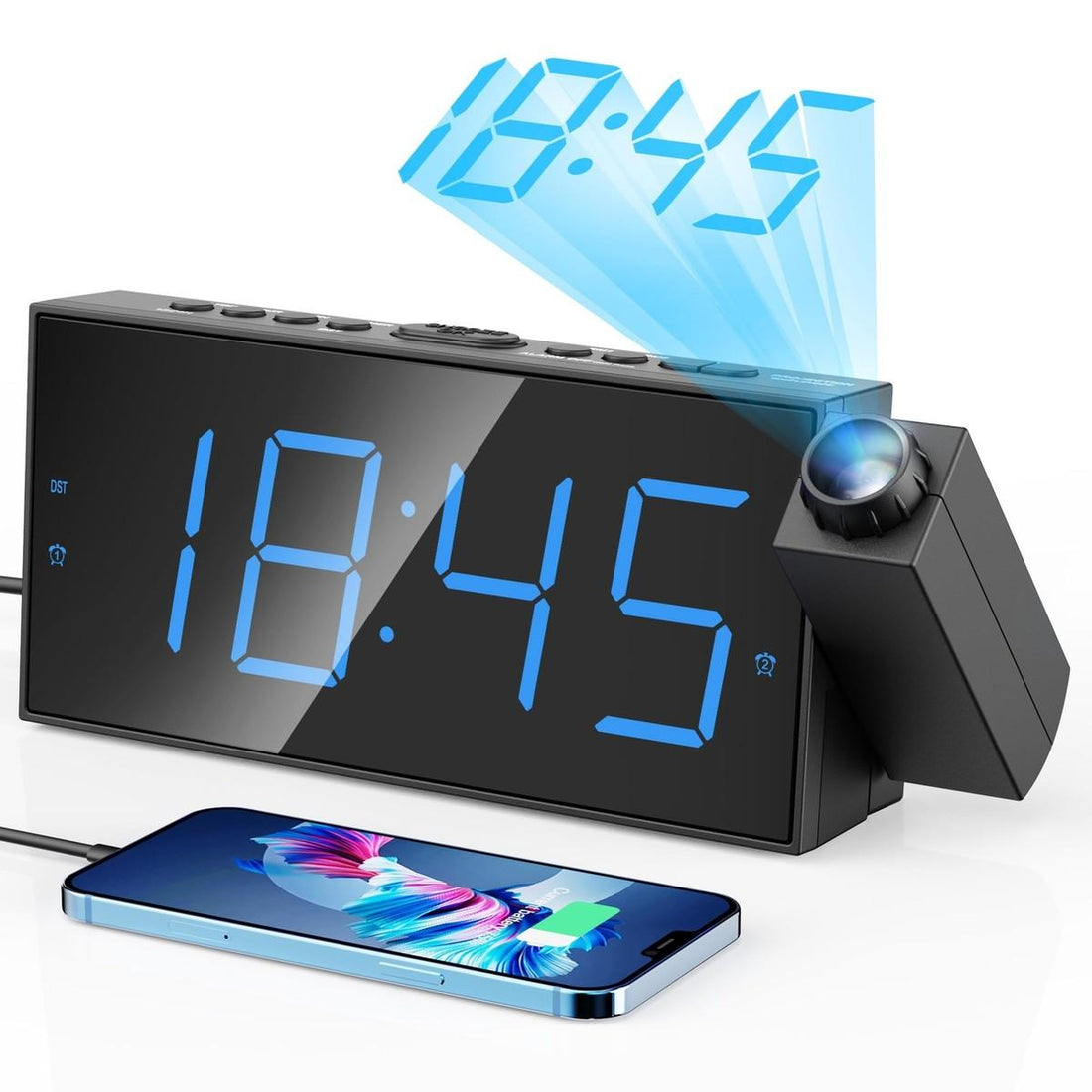 Kids Smart LED Mirror Alarm Clock
